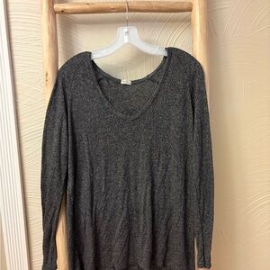 Brandy Melville Charcoal Long Sleeve Top
